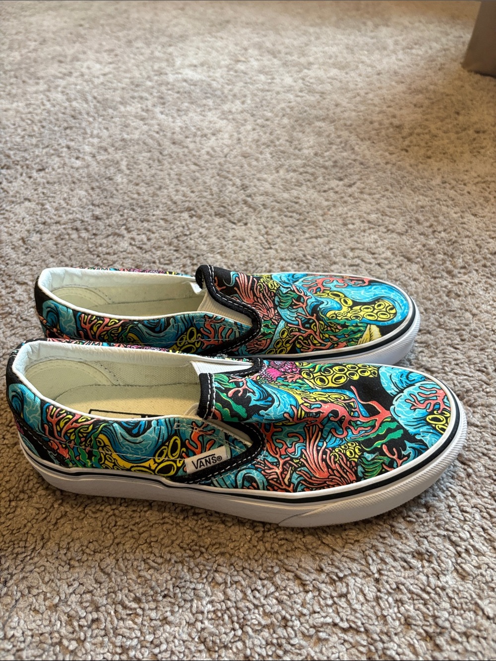Vans underwater black slip on skate shoes - Picture 4 of 9